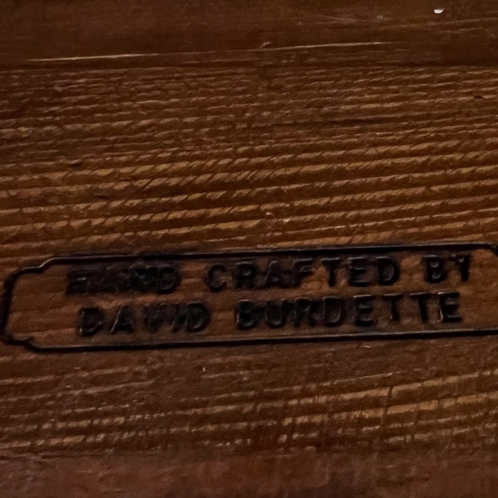 Curved Wooden Jewelry Box, Hand Crafted By David Burdette - Picture 6 of 9